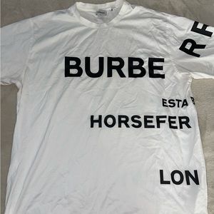 Burberry horseferry print cotton oversized tshirt